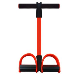 STO43 - Corda Tubo Pedal Elastica Puxar Fitness Sit-up Musculação