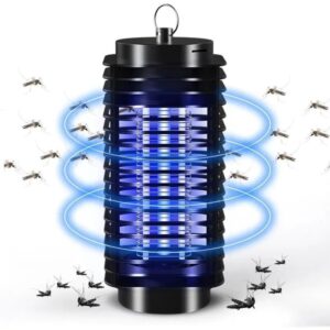 Armadilha Mata Mosquito Pega Inseto Led Luz Choque Eletrico Bivolt