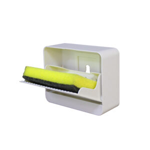 Porta Esponja De Parede Acrilico Cor:Branco