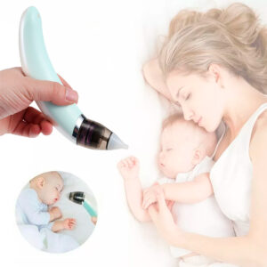 Aspirador Nasal Infantil Elétrico USB Bebê Limpeza De Nariz Cor:Verde Água