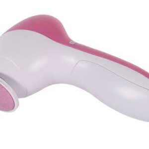 Massageador Facial 5 Em 1 Limpeza Pele Esfoliante Portatil Beleza Cor:Rosa