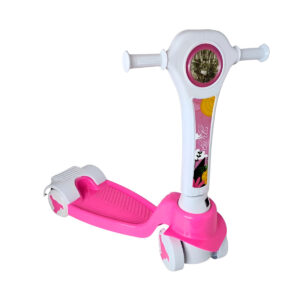 Patinete Infantil Dobrável Brinquedo Criança Diversão Cor:Branco