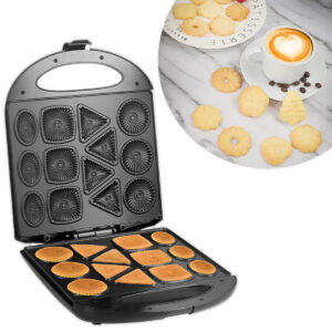 Máquina De Fazer Biscoito Elétrica Bolacha Cookie Waffle Voltagem:220V
