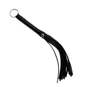 Chicote Chibata Erótico De Luxo Bondage BDSM 30cm Cor:Preto