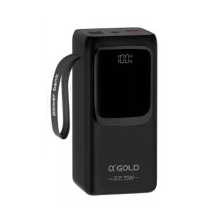 Carregador Portátil 30000mah Power Bank Bateria Externa Agold Cor:Preto
