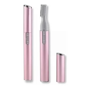 Depilador Aparador Facial Pelos Sobrancelhas Nariz Masculino Cor:Rosa