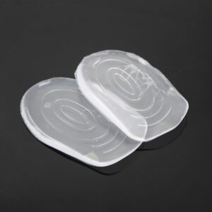Par De Palmilha Calcanhar Silicone Gel Ortopedica Anti Impacto Confortavel