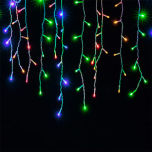 10 Metros Cascata Com 400 Lampadas Led Pisca Natal Cor Led:Colorido