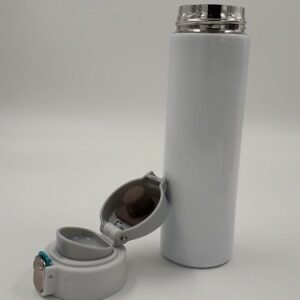 Garrafa Termica 500ml Aço Inox Inquebravel Vacuum Cor:Branco