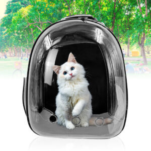 Mochila Pet Visão Panorâmica Gato Cachorro Cão Passeios Astronauta Cor:Azul