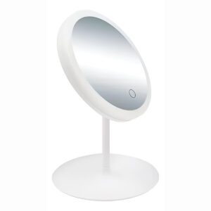 Espelho de Maquiagem LED Ring Light Touch USB Branco