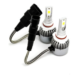 Par de Lâmpadas Automotivas Farol Alto Baixo Full LED 9005